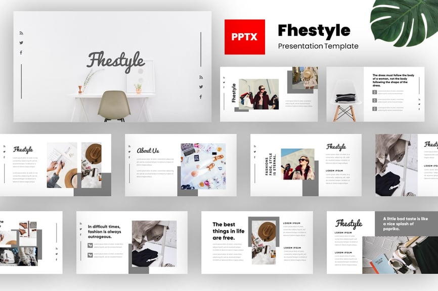 Festile - Fashion Powerpoint Template