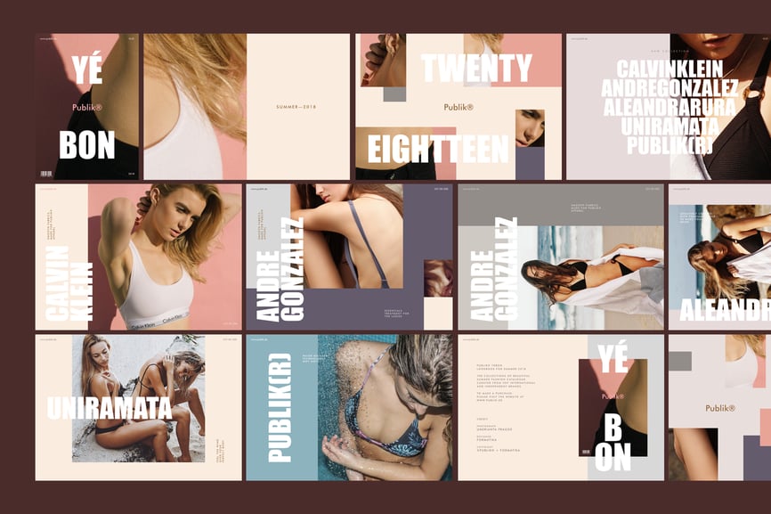 YEBON Fashion lookbook Powerpoint Presentation