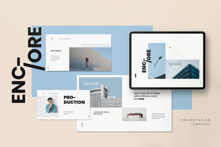 ENCORE - Minimal Business Powerpoint