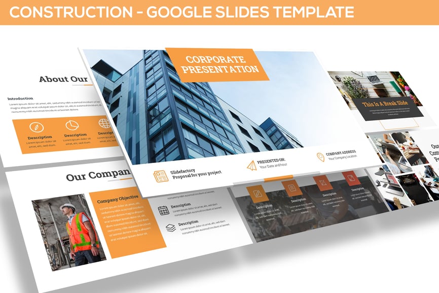 Construction Google Slides Template