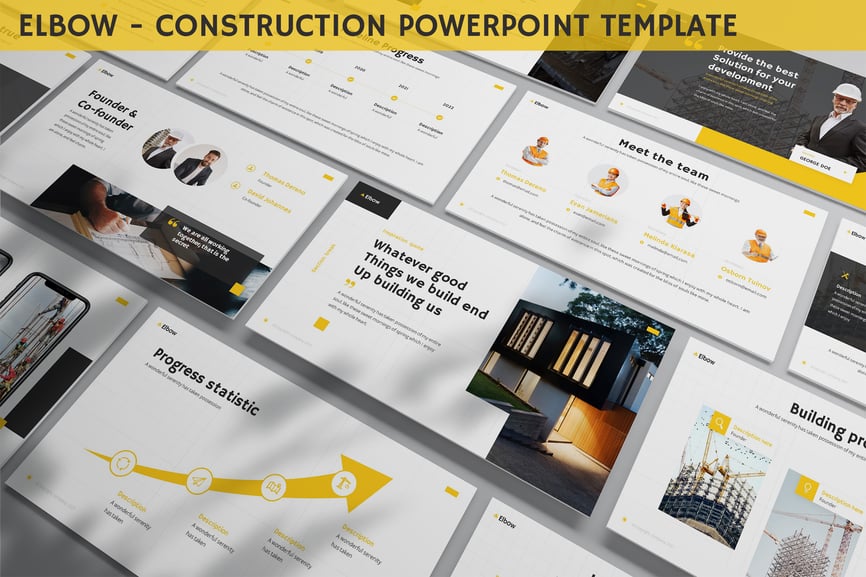 Elbow - Construction Powerpoint Template