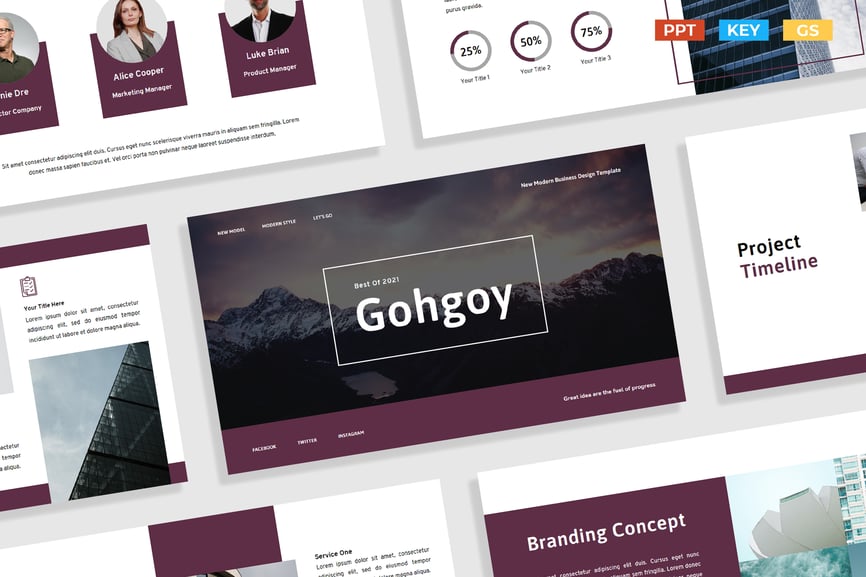 Dark Purple Modern Technology Business Marketing