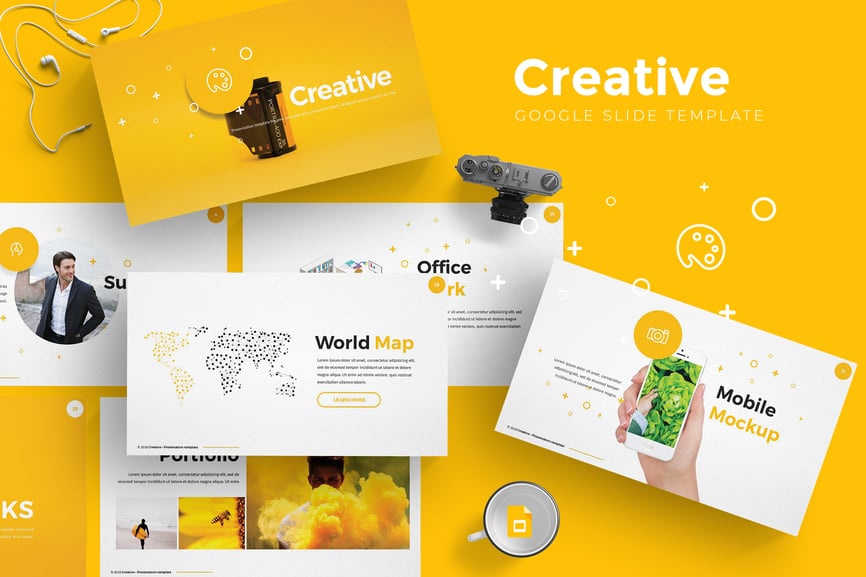 63 Creative Google Slide Template