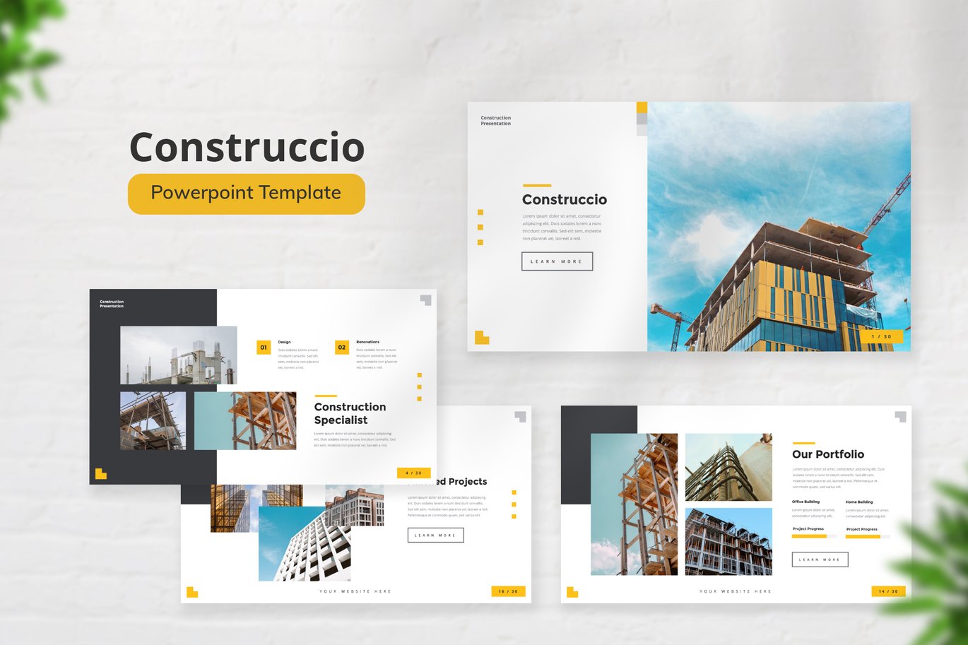 52 Construccio Construction Powerpoint
