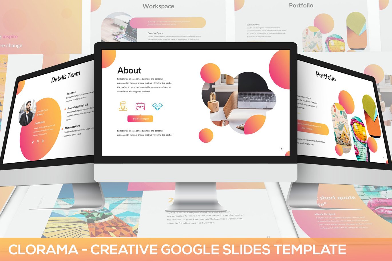 45 Clorama - Creative Google Slides Template