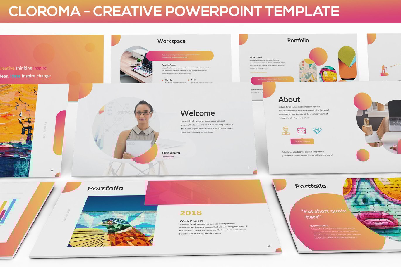 46 Clorama - Creative Presentation Template