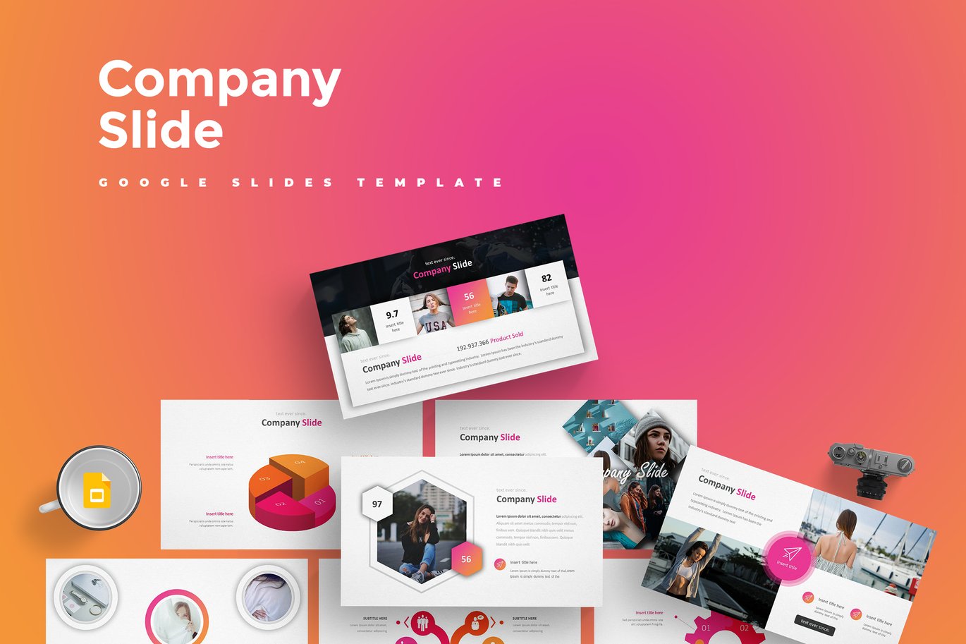48 Company Slide - Google Slides Template