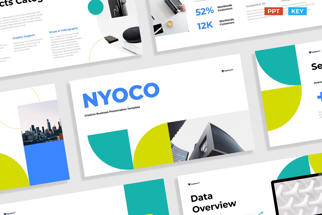 Clean White Green Creative Technology Business