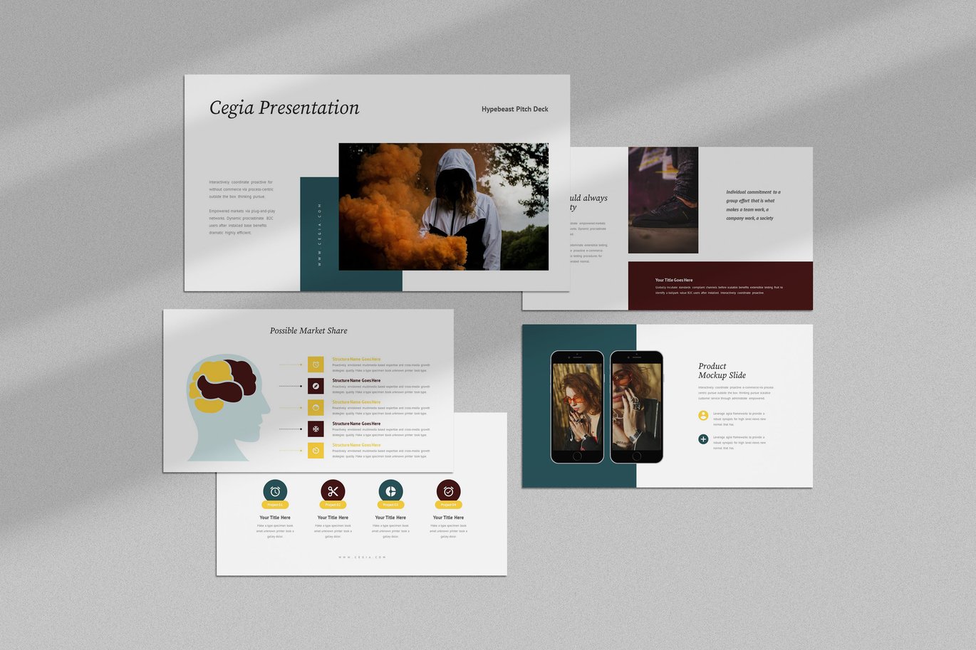 Cegia : Hype Pitch Deck Powerpoint