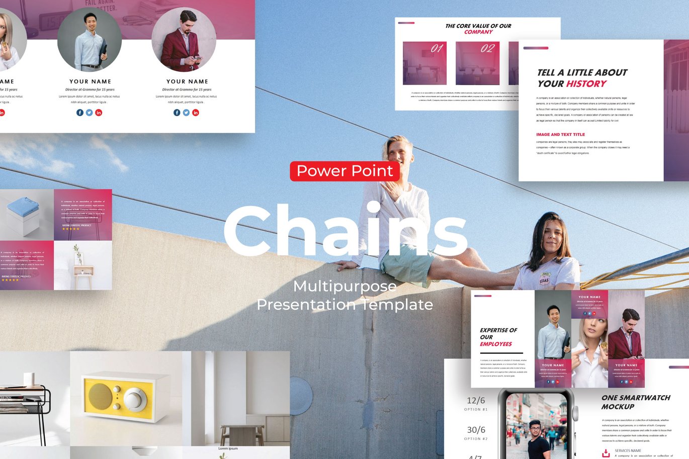 Chainsmoker - PowerPoint Template