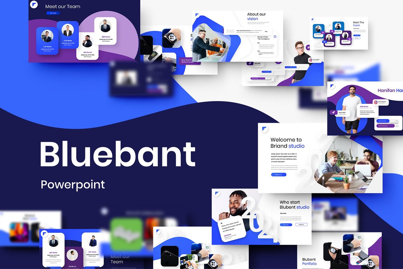 27 Blubent – Business PowerPoint Template