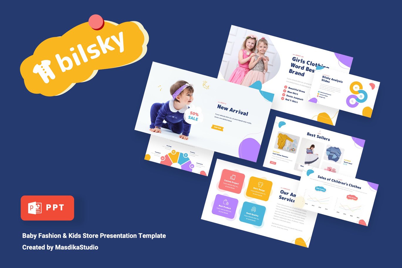 BILSKY - Baby Fashion Powerpoint Template