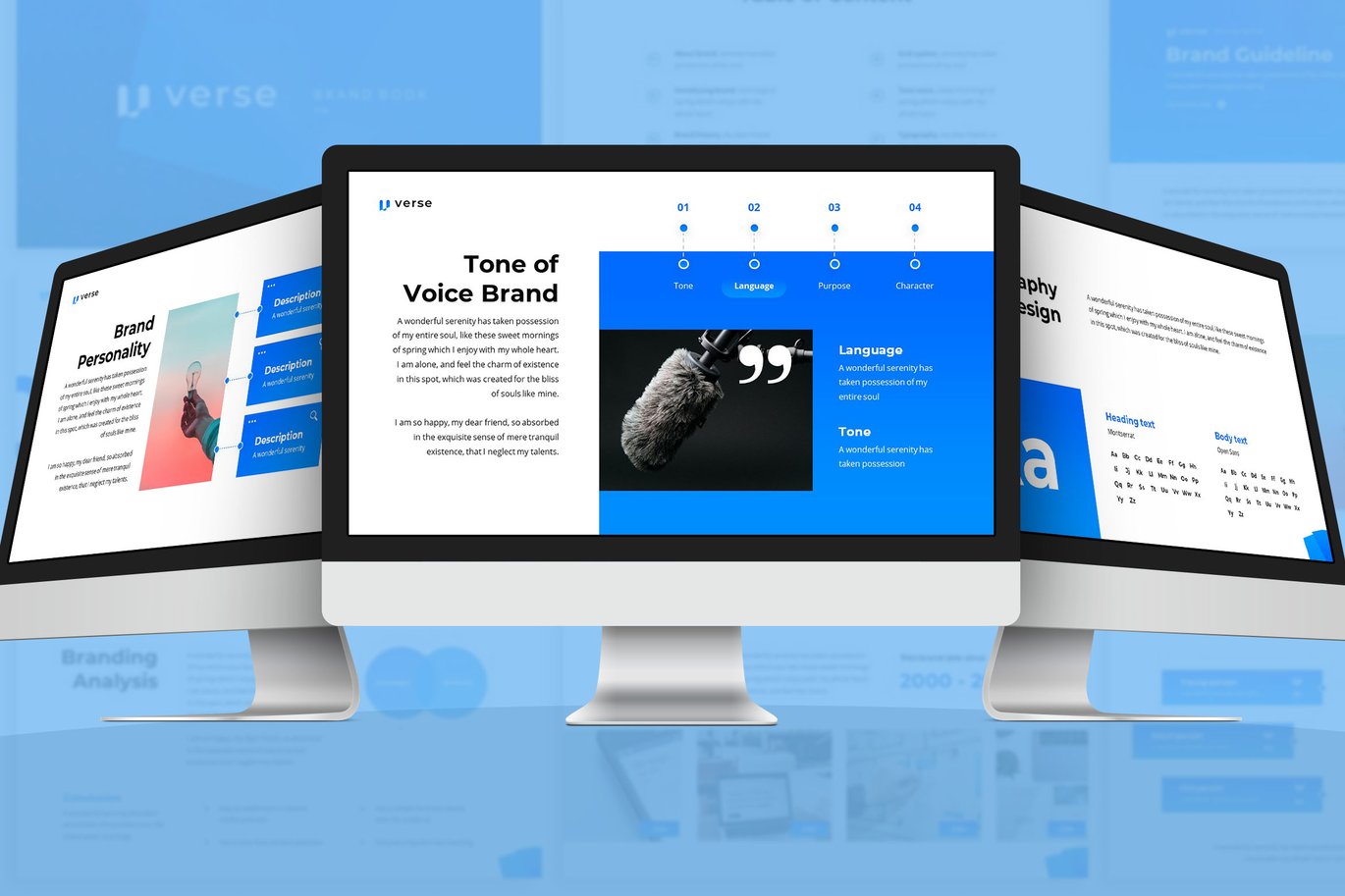 279 Verse - Brandbook Google Slides Template