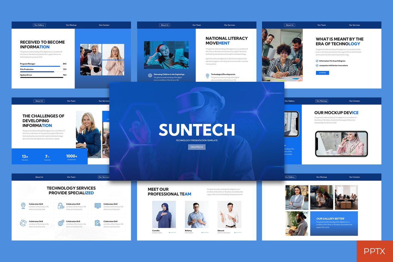 257 Suntech - Technology Presentation Template