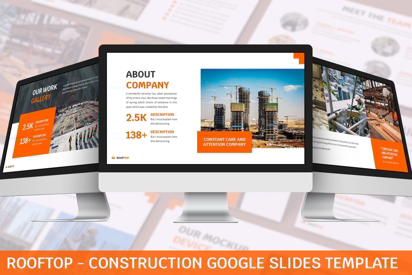 Rooftop - Construction Google Slides Template