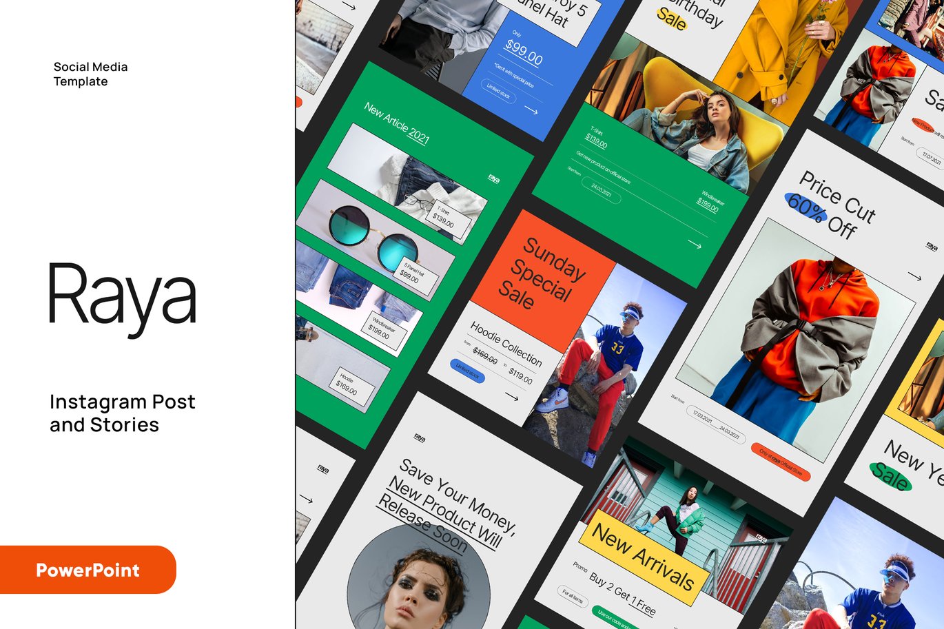 RAYA - Fashion Instagram Kit Powerpoint