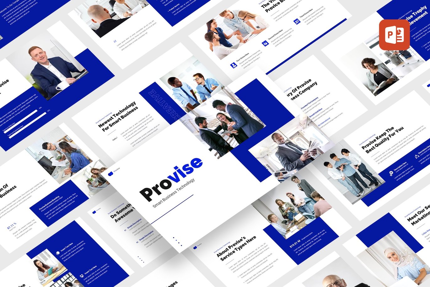 Provise - Business Technology PowerPoint Template