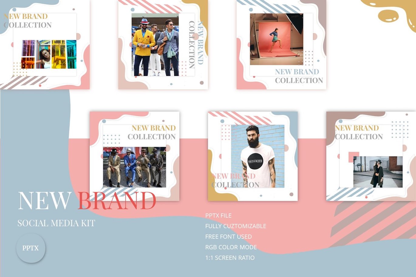 New Brand - Social Media Kit