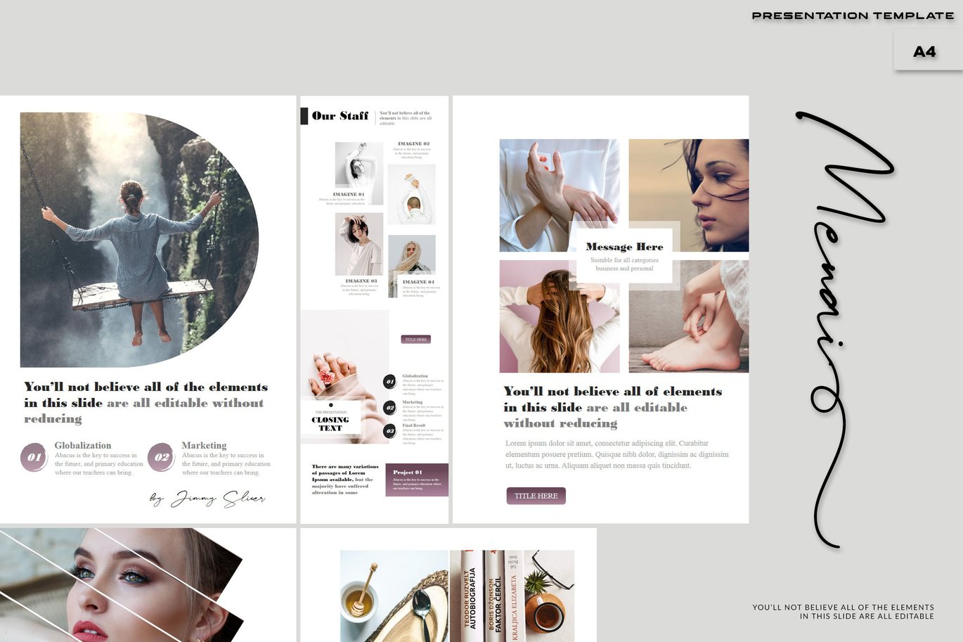 Menai - A4 Powerpoint Template