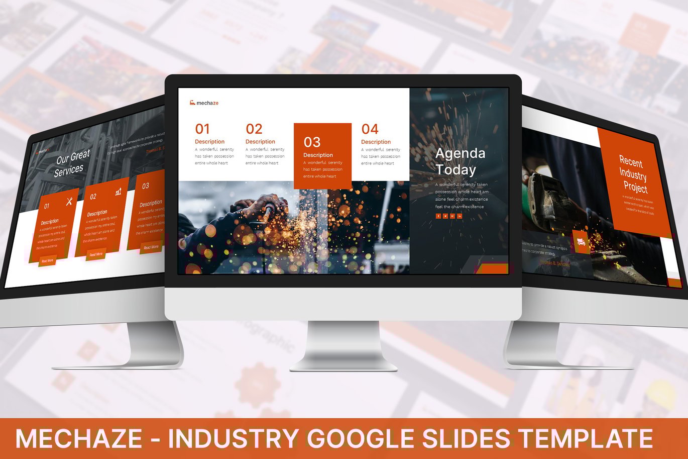 Mechaze - Industry Google Slides Template