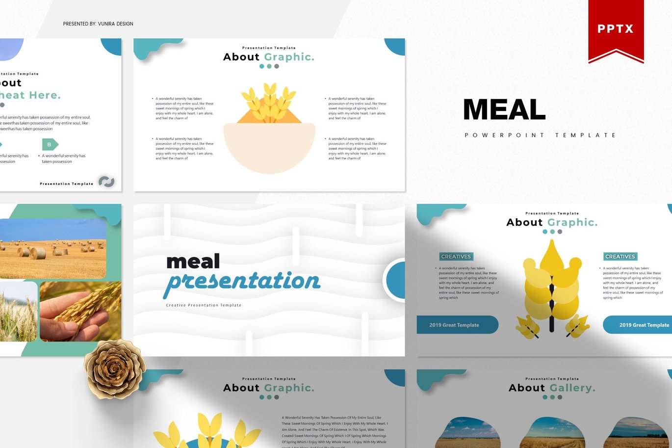 176 Meal | Powerpoint Template