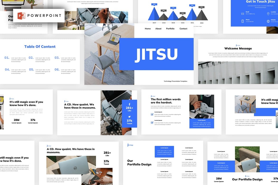 JITSU - Technology Powerpoint Template