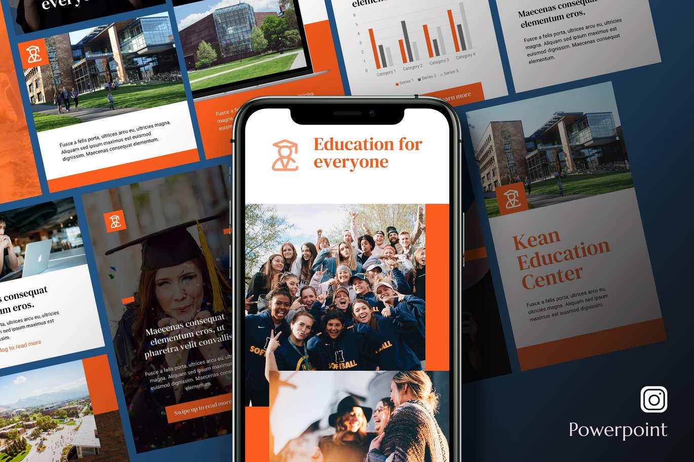 Kean - Education Instagram Kit Powerpoint