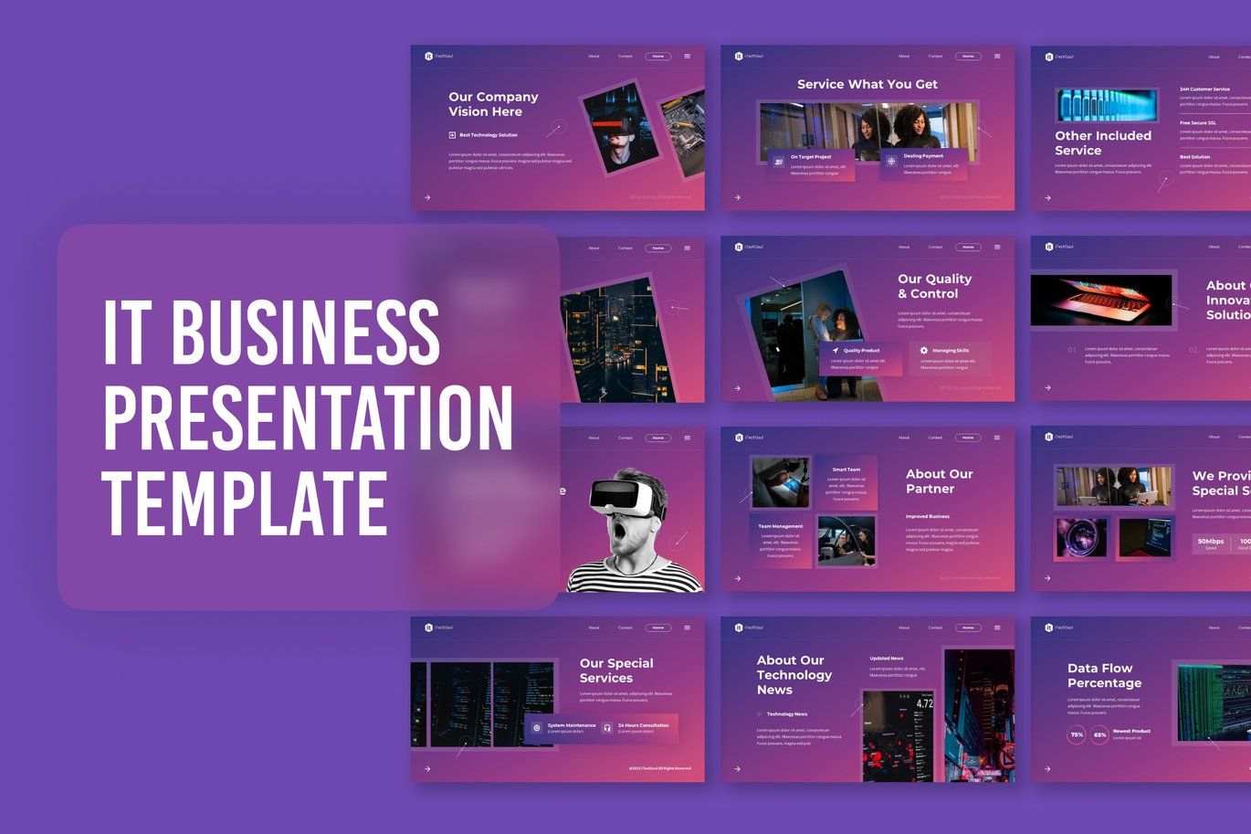 IT Powerpoint Template