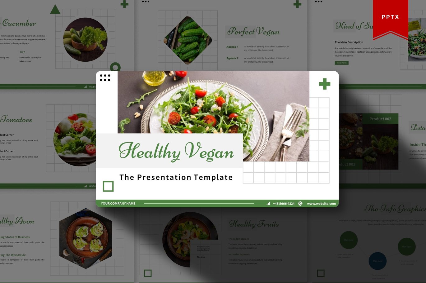Healthy Vegan | Powerpoint Template