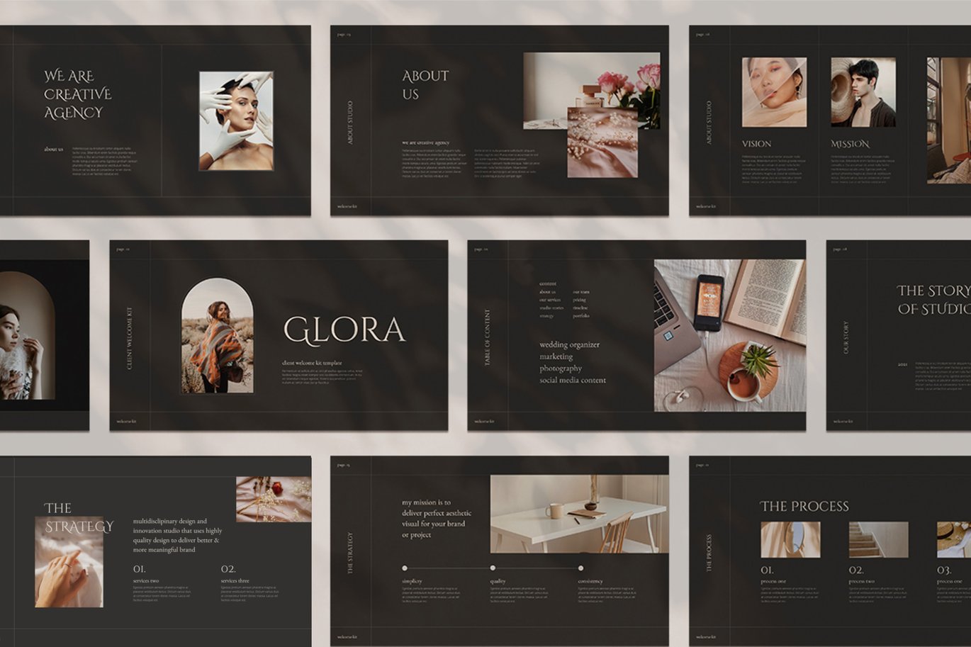 Glora - Welcome Kit PowerPoint