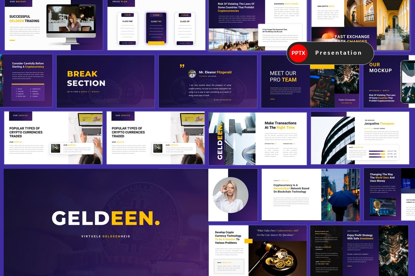 Geldeen – Finance and Technology Powerpoint