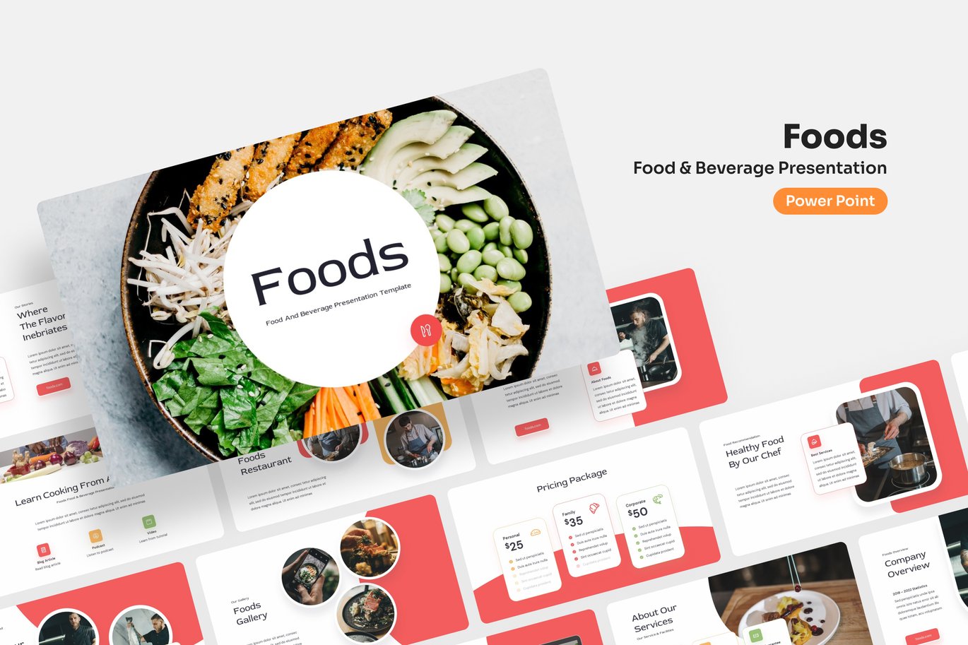 Foods - Restaurant PowerPoint Presentation