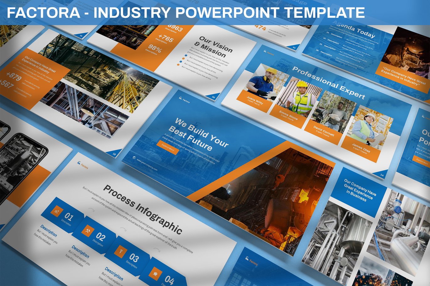 Factora - Industry Powerpoint Template