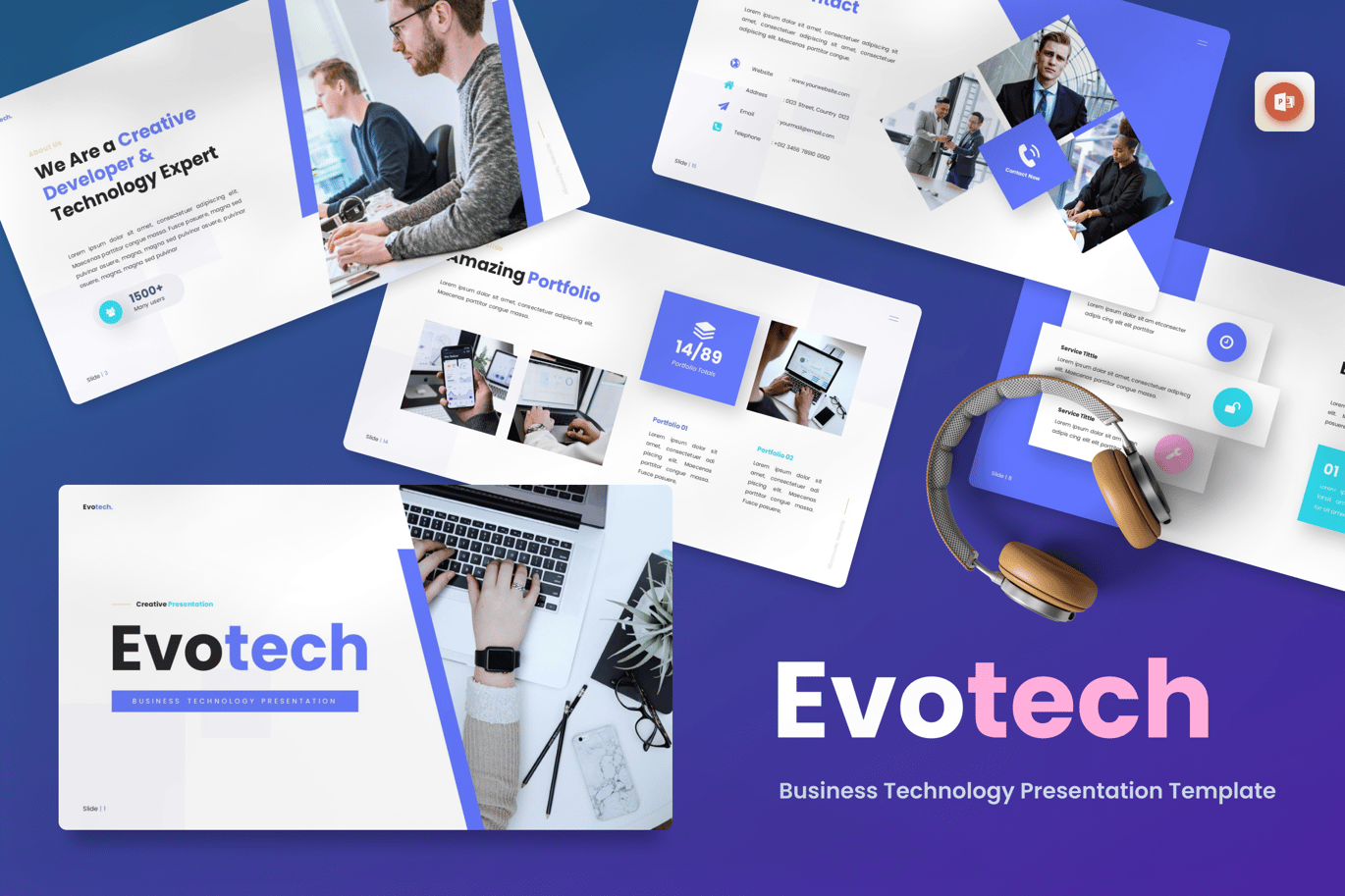 Evotech - Business Technology Powerpoint Template