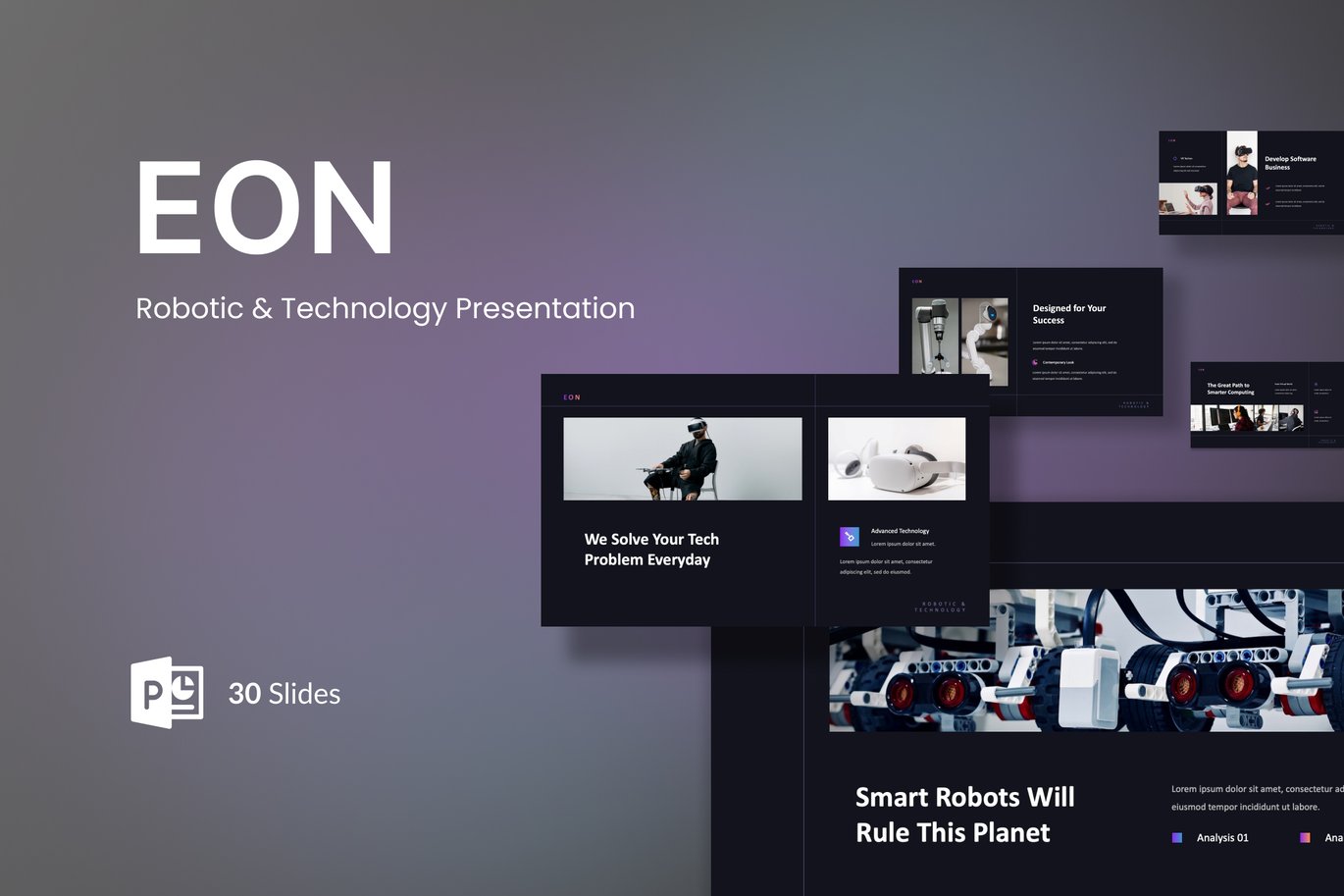 Eon - Robotic & Technology Presentation PowerPoint