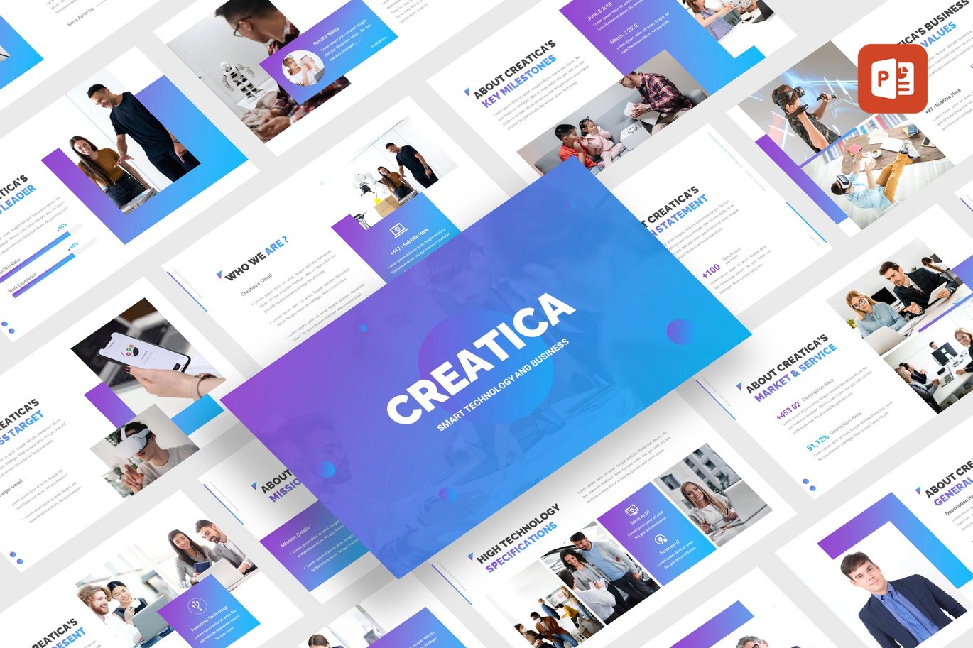 67 Creatica - Smart Technology PowerPoint Template