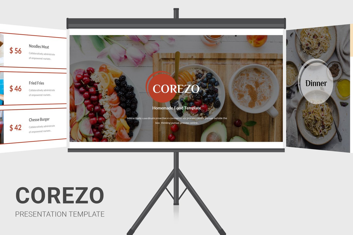 Corezo - Homemade Food Services Powerpoint