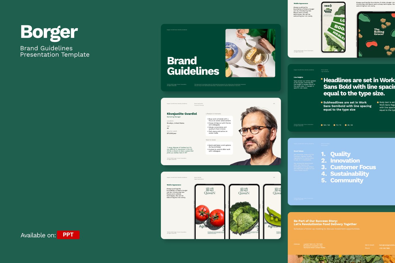 Borger Brand Guidelines Powerpoint