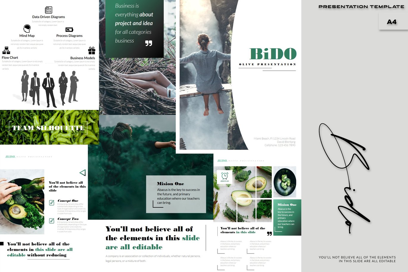 Bido - A4 Powerpoint Template