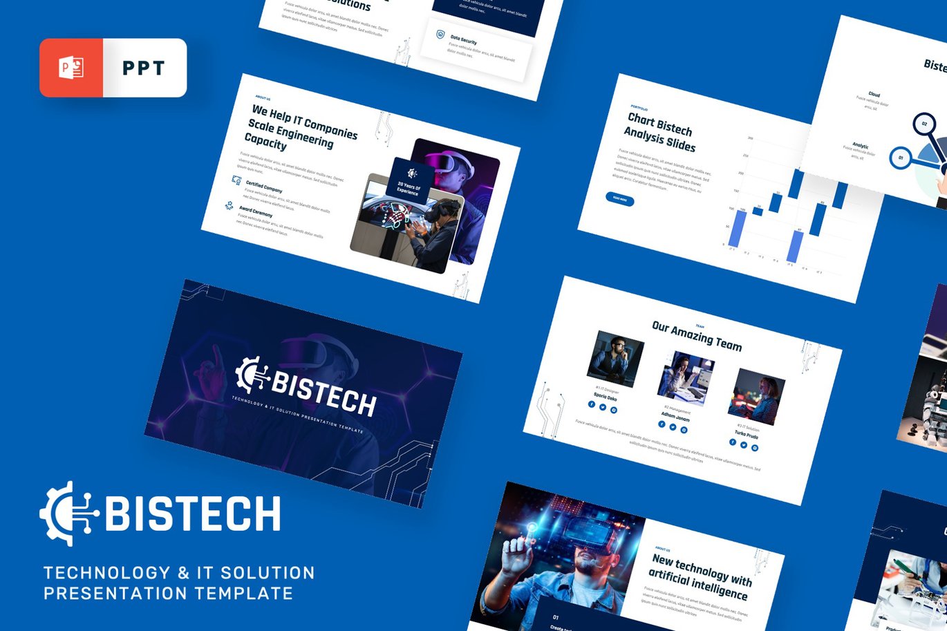 Bistech - Technology & IT Powerpoint Template