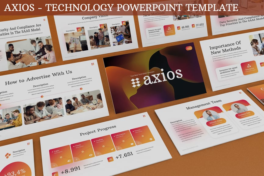 3 Axios - Technology Powerpoint Template