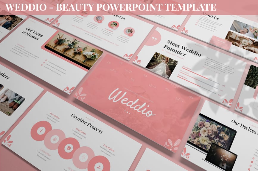 Weddio - Beauty Powerpoint Template