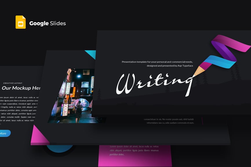 293 Writing - Google Slides Template