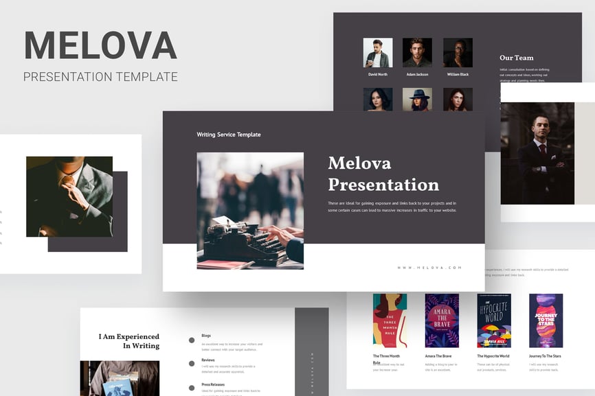 294 Melova - Writing Services Powerpoint