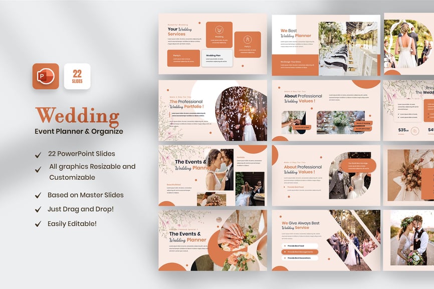 Bridal Wedding Planner PowerPoint Presentation