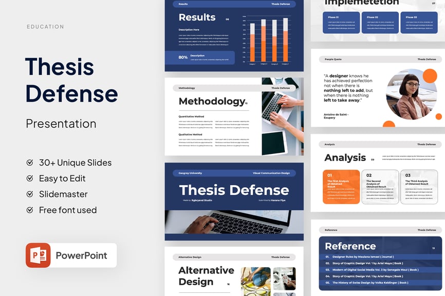 Thesis Defense Powerpoint Template