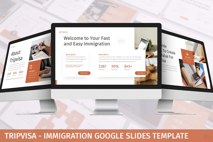 Tripvisa - Immigration Google Slides Template