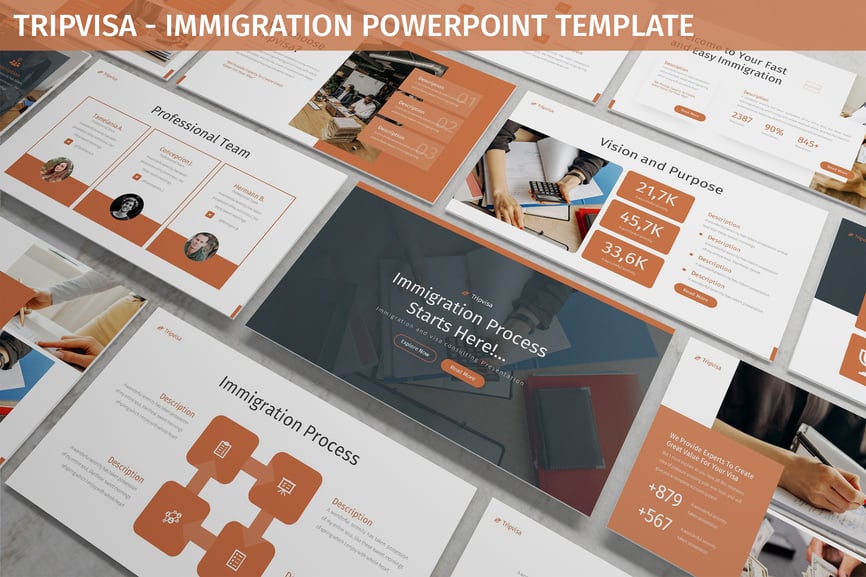 Tripvisa - Immigration Powerpoint Template