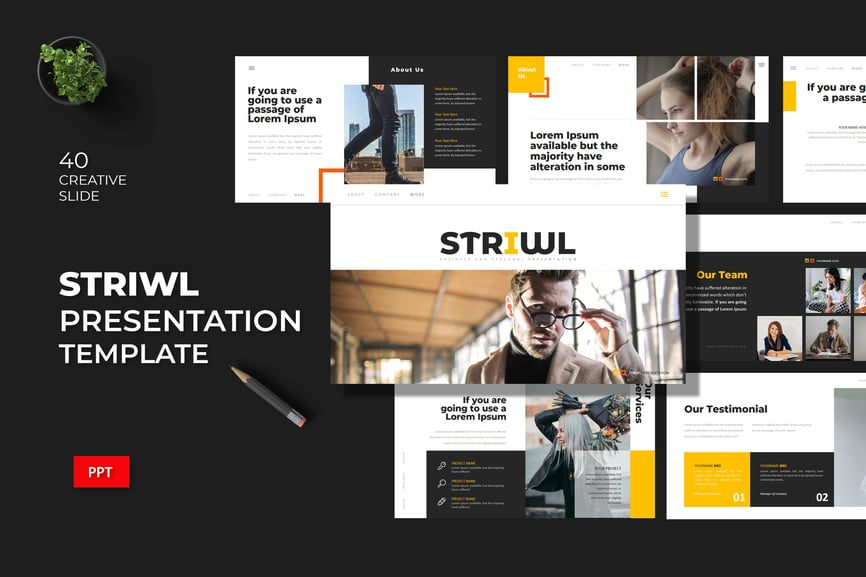 Striwl - Powerpoint Template