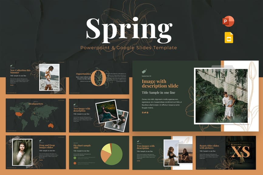 Spring Powerpoint & Google Slides Template